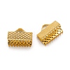 Iron Ribbon Crimp Ends LS-X-E143Y-G-2