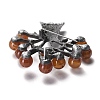 Resin Imitation Agate Tree Brooches JEWB-M033-01AS-01-2