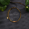 Natural Picture Jade Beads Stretch Bracelets for Women Men PH6456-1-1