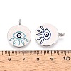 Alloy Enamel Pendants PALLOY-T092-13P-3