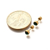 Ion Plating(IP) 304 Stainless Steel Stud Earrings EJEW-A118-14G-01-5