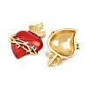 Brass Enamel Pendants KK-CBACBC6-02C-G-2