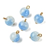 Alloy Glass Pendants GLAA-P080-04G-12-1
