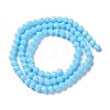 Opaque Solid Color Imitation Jade Glass Beads Strands LS-GLAA-F029-P4mm-12-2