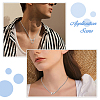304 Stainless Steel Twisted Chain Necklaces with Double Heart Clasps NJEW-HS00012-6