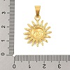 Ion Plating(IP) 304 Stainless Steel Pendants LS-STAS-D112-06G-3