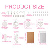 DIY Sublimation Blank Earring Making Kit DIY-SW0001-14-14