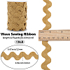 Polyester Wave Lace Trim Ribbon OCOR-GF0004-36B-06-2