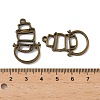 Alloy Open Back Bezel Pendants LS-PALLOY-R098-47AB-3