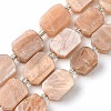 Natural Sunstone Beads Strands G-C098-A12-01-1