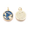 Alloy Enamel Pendants PALLOY-P435-49-RS-1