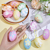2 Sets 2 Styles Easter Egg Foam Glitter Powder Pendant Decorations AJEW-SP0004-78A-3