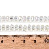 Electroplate Transparent Glass Beads Strands EGLA-N022-05B-C08-4