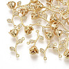 Brass Micro Pave Cubic Zirconia Pendants ZIRC-K082-043A-1