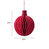 Christmas Paper Honeycomb Ball Pendant Decorations PW-WGCD71A-13-1