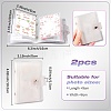 2Pcs PVC Mini Photocard Holder Book AJEW-SP0002-20A-06-2