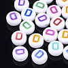 Initial Acrylic Beads X-OACR-E001-20D-1