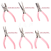 SUNNYCLUE 45# Carbon Steel Jewelry Plier Sets PT-SC0001-09-2