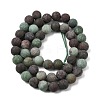 Natural Green Opal Beads Strands G-H045-A03-6MM-01-3