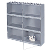 Rectangle Acrylic Minifigures Display Case ODIS-WH0025-223A-1