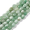 Natural Green Aventurine Beads Strands G-G146-A33-01-1