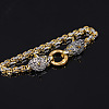 Vintage Alloy Viking Wolf Link Bracelets for Unisex WGCFB12-01-2