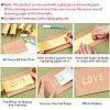 SUPERFINDINGS 2 Rolls 2 Colors Laser Stamping Hot Foil Paper DIY-FH0006-87-6