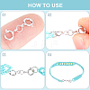 8Pcs 925 Sterling Silver Double Spring Ring Clasps STER-BBC0007-52-6