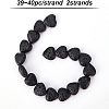 Olycraft 2 Strands Natural Lava Rock Beads Strands G-OC0002-92-3