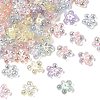 UV Plating Transparent Acrylic Beads OACR-H053-06-1