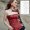 5Pcs 5 Styles Stainless Steel Chain Bracelets BJEW-UN0001-79-5