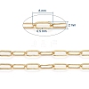 Soldered Brass Paperclip Chains CHC-G005-06G-01-10