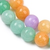 Natural Dyed White Jade Beads Strands G-NH0045-01B-4