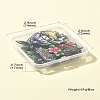 12Pcs 6 Style Acrylic Pendants MACR-CJ0001-68-9