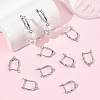 SHEGRACE Brass Hoop Earring Findings XGRQ79687-949P-4