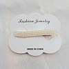 Imitation Pearl Alligator Hair Clips PW-WGA4327-06-1