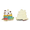 Alloy Enamel Pendants LS-PALLOY-F286-20B-G-1