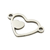 Non-Tarnish 201 Stainless Steel Connector Charms STAS-M015-20P-2