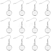 60Pcs 304 Stainless Steel Earring Hooks STAS-BBC0009-93B-7