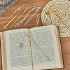 16Pcs 8 Styles Chinese Style Alloy Crane Hair Sticks OHAR-SC0002-98-4