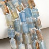 Natural Blue Calcite Beads Strands G-F836-B01-01-1