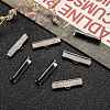 Iron Ribbon Crimp Ends LS-X-E182Y-B-5