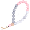 1Pc Silicone & Wood Pendant Decorations HJEW-BM0001-61A-7