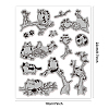 Rubber Clear Stamps DIY-WH0251-044-2