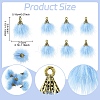 Faux Mink Fur Tassel Pendant Decorations FIND-YW0002-24F-6