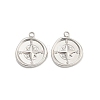 304 Stainless Steel Pendants X-STAS-D384-12P-1
