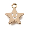 Alloy with Enamel Charms AL-CBA2F44-03G-02-1