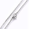 304 Stainless Steel Pendant Necklaces NJEW-H487-14P-3