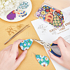 SUPERFINDINGS DIY 11Pairs Flower Pattern PU Leather Earring Making Kits DIY-FH0002-40-3