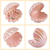 Shell Shape Porcelain Jewelry Plate AJEW-WH20080-08B-5